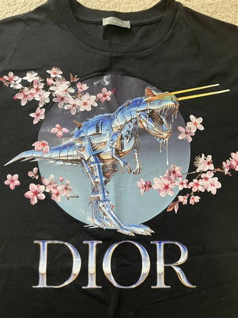 dior robot dinosaur t shirt